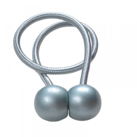 4 stk. magnetiske gardinklips til hjemmet, gardinholdere, slips, spænde, hængende kuglespænde, slips tilbage, gardintilbehør (blå)