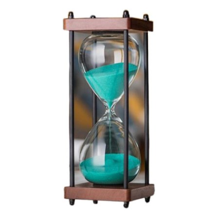 Kreativ vintage 30 minutter stort timeglass med tre stativ glass sandklokke tidshåndtering barn gave hjem skrivebordsdekorasjon