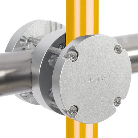 4smile Balkongparaplyställ – paraplybas i aluminium – för rektangulära paraplyer upp till 210x150cm, runda paraplyer upp till 270cm