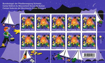 Schweiz - Spejdere - Postfrisk ark