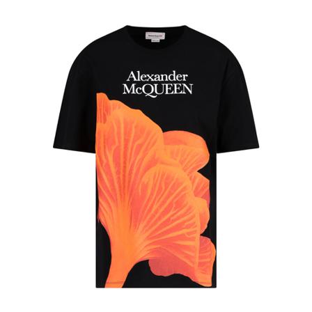 Alexander McQueen T-Shirts Sort, Dame