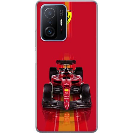 Yhteensopiva Puhelinkuori Xiaomi Xiaomi 11T Pro Ferrari Formula 1 -auto ikonisessa punaisessa muotoilussa urheilullisella tarkkuudella
