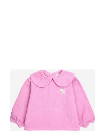 Baby Funny Ghost Corduroy Blouse Tops Blouses & Tunics Pink Bobo Choses