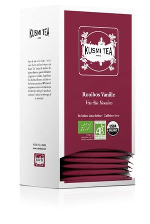 KUSMI Te Eko Vanilla Rooibos 25/fp - Lyreco - Kök och servering - Kaffe och te - Te