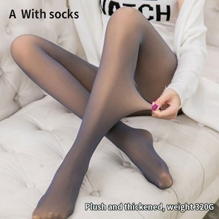 Vintervarma Leggings Dam Tjock Fleece Leggings Hög midja