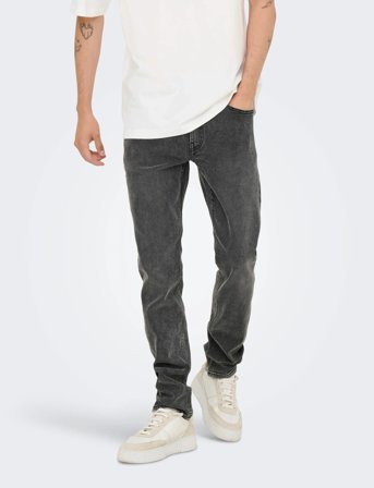 ONLY & SONS Onsloom Slim 5748 Ey Box Jeans Mu - Grey - 32 x 34