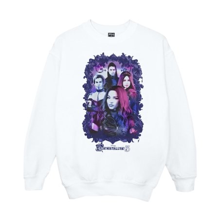 Disney Girls The Descendants Group Attitude Sweatshirt 5-6 år