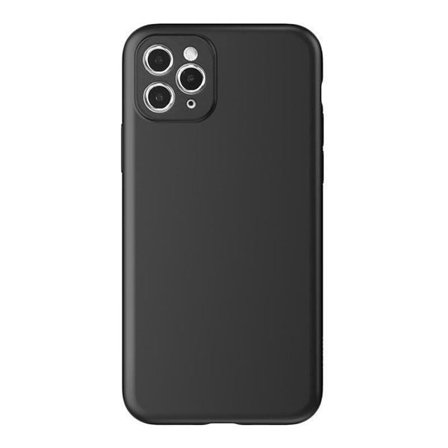 Blødt etui til Xiaomi Redmi A2 / Redmi A1 tyndt silikonecover sort