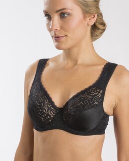 Bygel-bh Annie Svart - C75 - Trofé