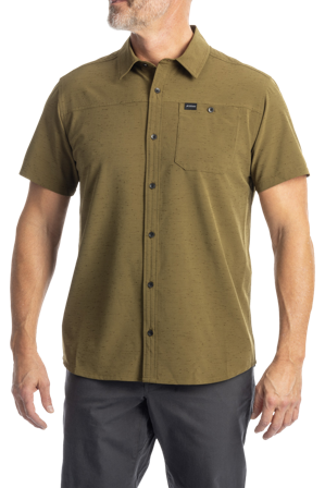Camisa Klim Colter Bay Oliva oscuro M