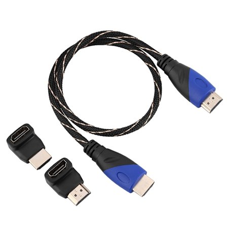 Højhastigheds flettet HDMI HD 1080p han til han lydkabel med forgyldte stik 0,5M