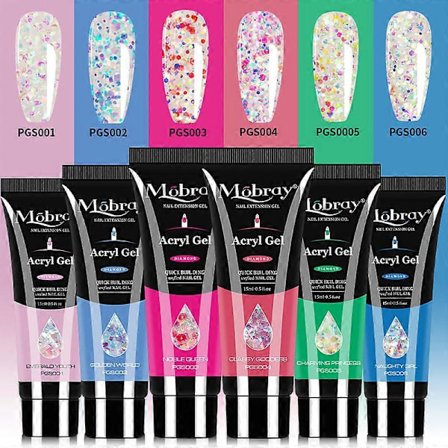 Nagelset 15ml Akryl Gel Polish Nagelkonstverktyg Slip Solution Builder Poly Nagel Gel Set Bas Topp Nagelkonst Gel Polish Kit[YJD]