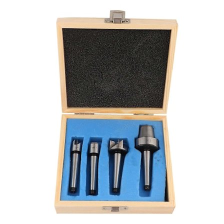 4 stk. MT1 Trædrejebænk Drivdorn Kop Center Sæt Til Trædrejeværktøj