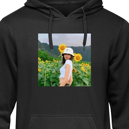 Barnehettegenser Lisa Blackpink Solroser K-pop Idol