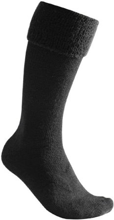 Woolpower Socks Knee-high 600 Black - Vardagsstrumpor
