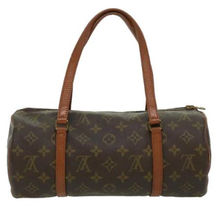 Louis Vuitton Vintage Pre-owned Canvas handTass , Bruin , Dames , Maat: ONE Size Vintage Tassen