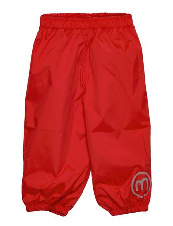 Basic 23 -Rain Pants -Solid Outerwear Rainwear Bottoms Röd Minymo