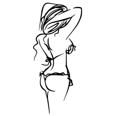 Väggdekor - Lady Design Modell 002