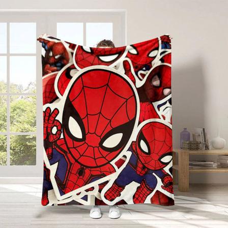 Spiderman-filt Supermjuk och varm flanellfilt för soffa, bil, barn, pojkar, presenter, stil 5, 100*125cm style 5 100*125cm