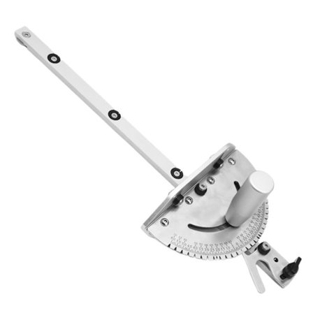 Precisions Jiirisaha Alumiinisella Jiiriaidalla Maksimaaliseen Materiaalitukeen ja Toistuvaan Leikkaukseen Tarkoitettu Käännettävä Pysäytin