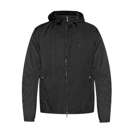Emporio Armani, Hooded jacket Zwart, Heren, Maat:XL