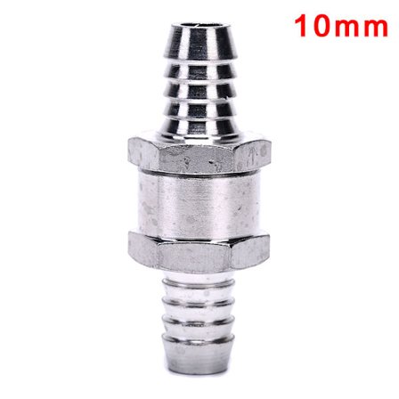 Enkelriktad 6/8/10/12 mm 4 storlek Aluminiumlegering Bränsle E-postkontroll