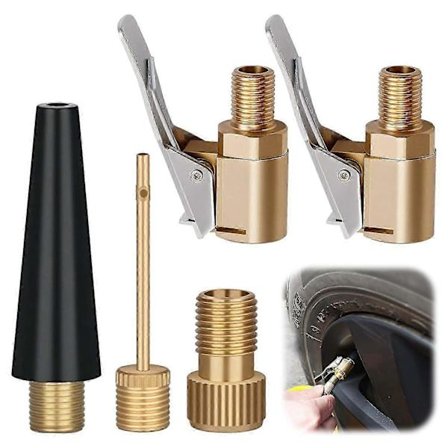 Multifunktionell ventiladapterset kompatibelt med Bosch EasyPump Bosch luftpumpadaptertillbehör, för bildäck, cykel