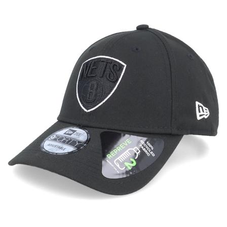 New Era - NBA Černá adjustable Kšiltovka - Brooklyn Nets Neon Pack 2 9FORTY Black/White Adjustable @ Hatstore