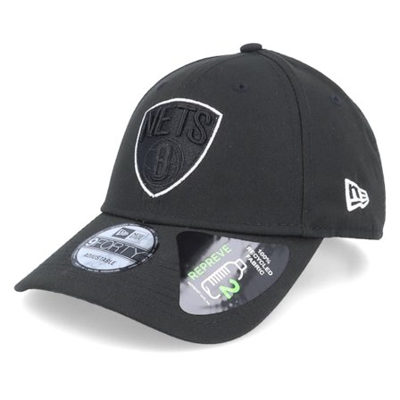 New Era - NBA Svart adjustable Keps - Brooklyn Nets Neon Pack 2 9FORTY Black/White Adjustable @ Hatstore