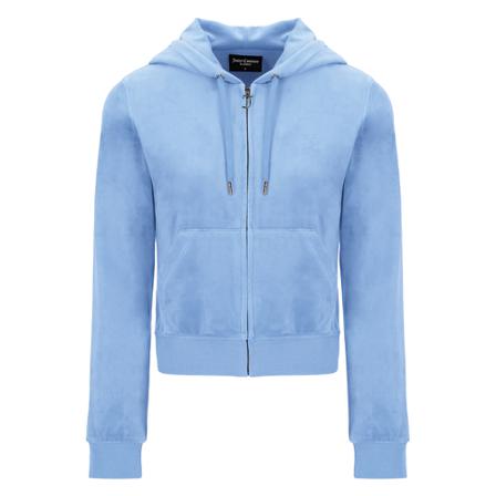Juicy Couture Robertson Classic Zip Through Hoodie , Blauw , Dames , Maat: XS