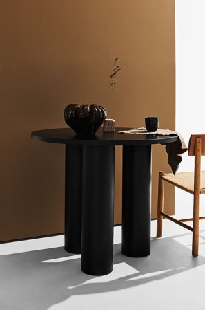 Pastill - Colette spisebord Ø 90 cm - Svart - Spisebord - Fra Homeroom