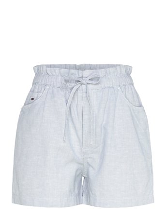 Tjw Cotton Linen Short Blue Tommy Jeans