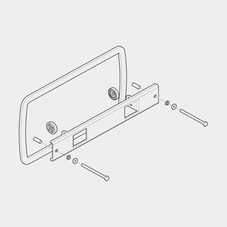 Flush Mount Kit Humminbird IDMK H7R, fits all HELIX 7 models