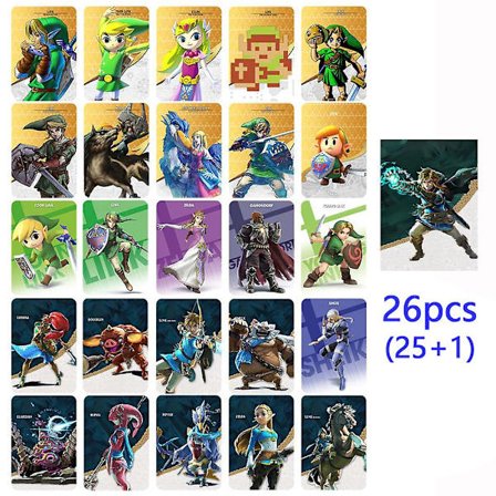 38 stk. Zelda Amiibo: Tears Of The Kingdo Zelda Ghost God Sword Equipment Crossover Card Switch Nfc Game Chip