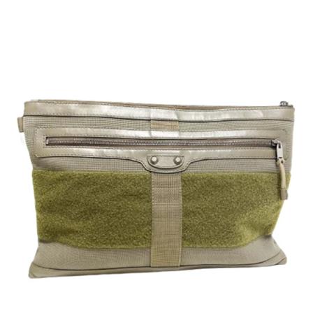 Balenciaga Vintage Pre-owned Clutches , Groen , Dames , Maat: ONE Size Vintage Tassen