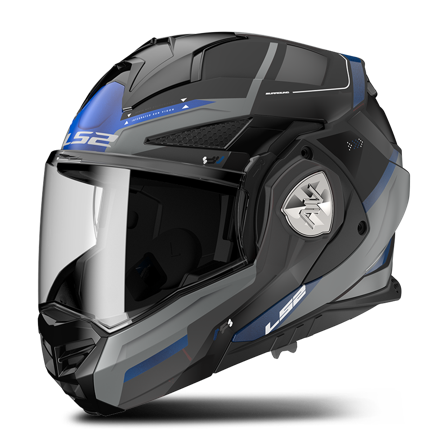 Adventurekypärä LS2 FF901 ADVANT X Spectrum Musta Titan/Sininen M