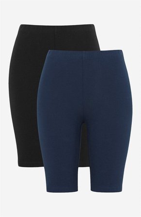 Cellbes of Sweden - Komfortable cykelshorts i økologisk bomuld 2-pack i marine + sort til damer i størrelse 46/48