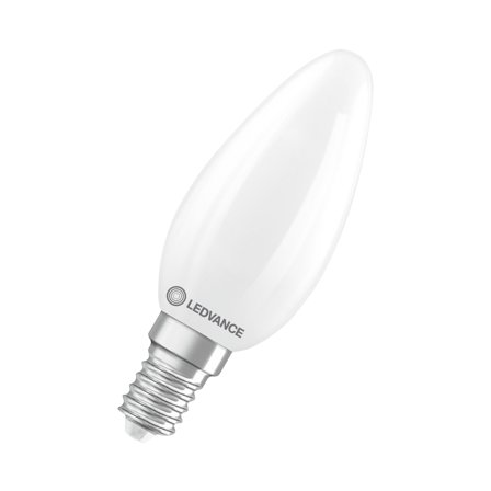 LEDVANCE Performance LED-lampe 3,4 W, 470 lm, 2700 K, E14, dimbar Matt glass, Belysning