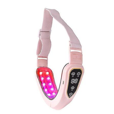 V-formet ansiktsformer, ansiktsløftende EMS-ansiktsavfettingsmassasje, dobbelthakkefjerner, LED-lysbehandling, ansiktsløftingsapparat Z