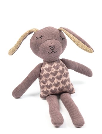 Smallstuff Activity Toy, Bianca The Powder Rabbit - Purple - ONE SIZE 24 cm