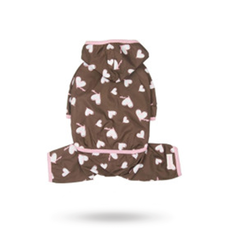 Puppy Angel - Sprinkle All-in-One Brown Regnoverall - SmallRegntøy, regnoverall, regnjakke & regndekken til hunder