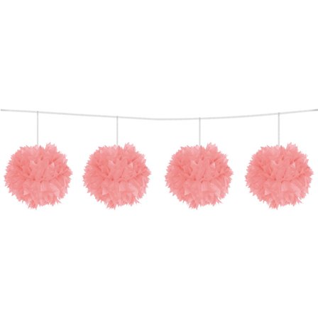 Pompom Girlang rosa 3 m