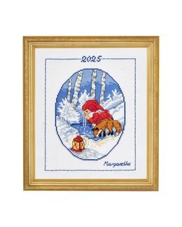 Broderipakke Årsnisse 2025 - Permin