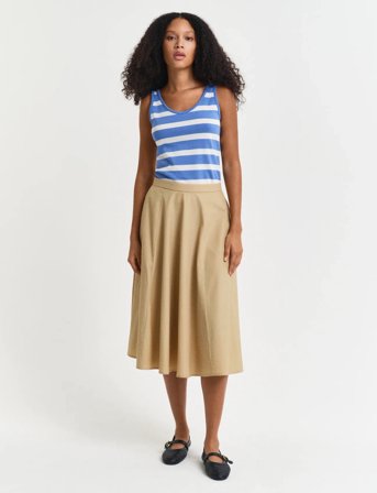 GANT Lightweight Chino Skirt - Beige - 42