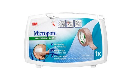 3M Kirurgisk Tape m. dispenser 1,25 cm x 9,1 m, Medicin & Pleje, Plastre, Øvrige