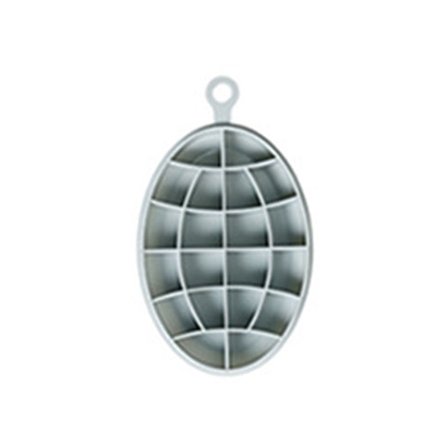 Geometrisk form silikoneform isterningebakke med låg is køkken DIY form