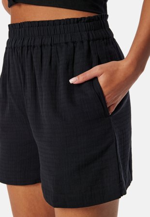 VILA nia High Waist shorts Black Klær