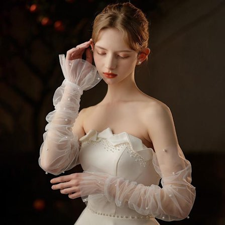 Bridal Wedding Tyllikäsineet Naisten mesh käsineet