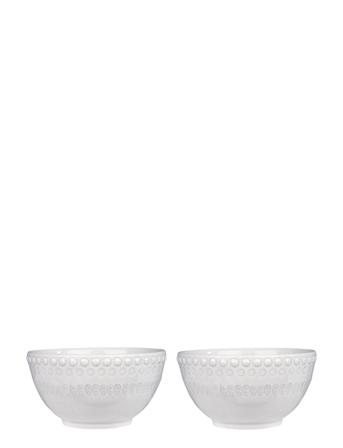 Daisy Small Bowl 2-Pack Home Tableware Bowls Breakfast Bowls Hvid PotteryJo