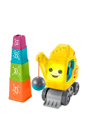 Fisher-Price Count & Stack Crane- Nordics Patterned Fisher-Price
